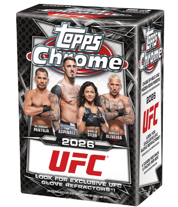 UFC SALE Topps Chrome Blaster & Mcgreggor Figure