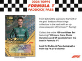 2024 Topps Paddock Pass Formula 1 Blaster Box