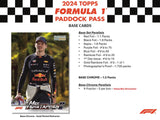 2024 Topps Paddock Pass Formula 1 Blaster Box