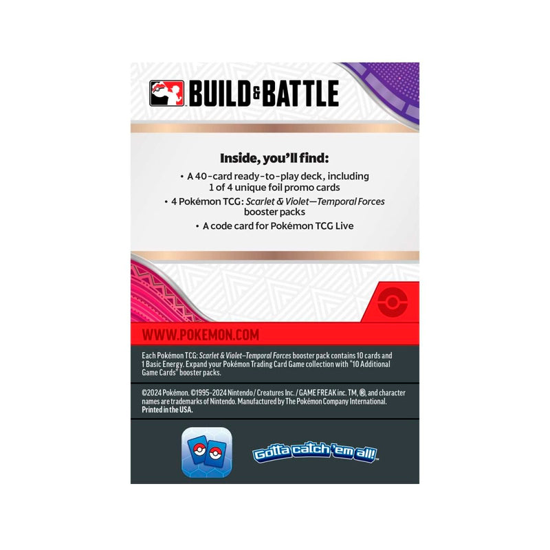 Pokémon Scarlet & Violet: Temporal Forces Build & Battle Box