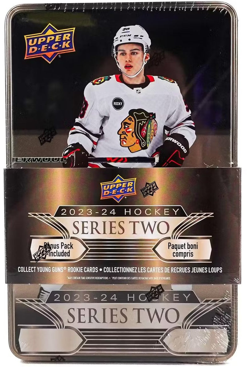 2023/24 Upper Deck Series 2 Hockey Retail Tin