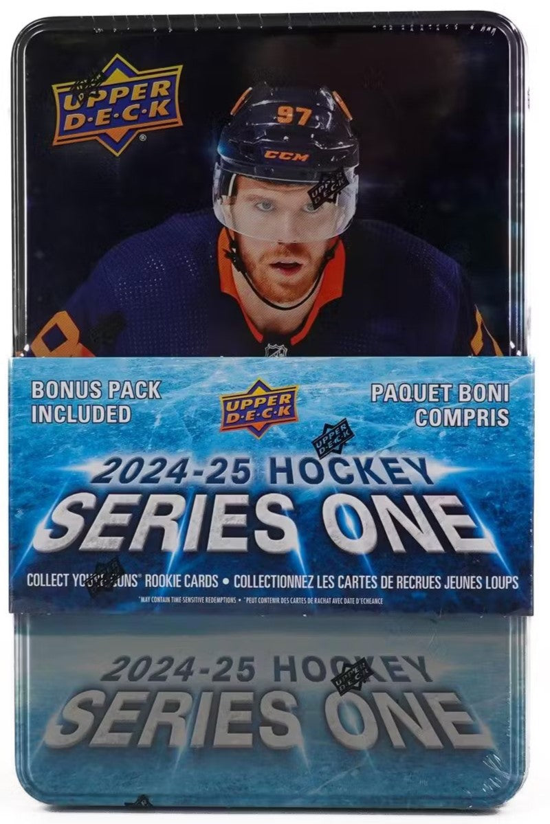 2024/25 Upper Deck Series 1 Hockey Retail Tin