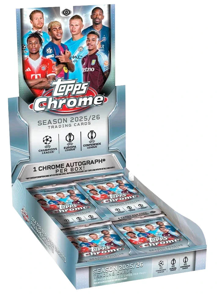 2025/26 Topps UEFA Champions League Chrome Soccer Hobby Box