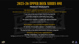 *PRE-SALE* 2025/26 Upper Deck Series 1 Hockey Hobby Box