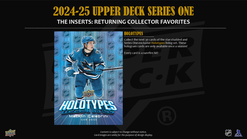 2025/26 Upper Deck Series 1 Hockey 12-Box Hobby Case