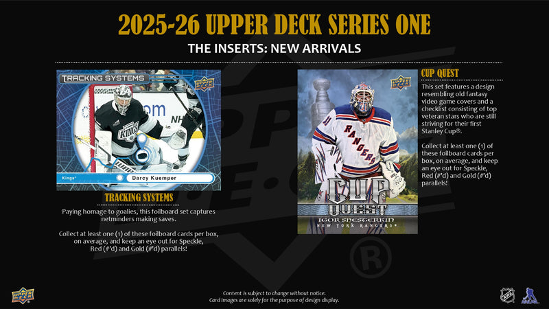 2025/26 Upper Deck Series 1 Hockey 12-Box Hobby Case