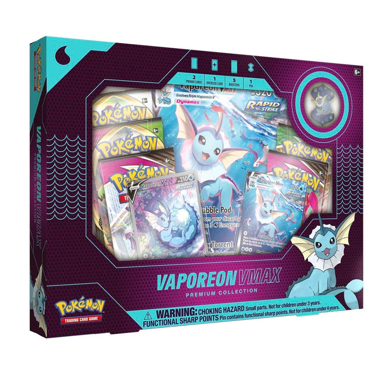 Pokémon Scarlet & Violet: Vaporeon VMAX Premium Collection
