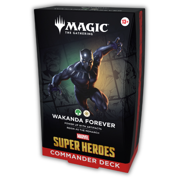 Magic The Gathering Marvel Super Heroes Commander deck WAKANDA FOREVER