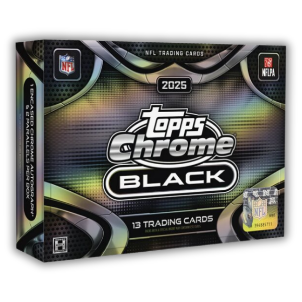 2025 Topps Chrome Black Football Hobby Box (PRE-ORDER)
