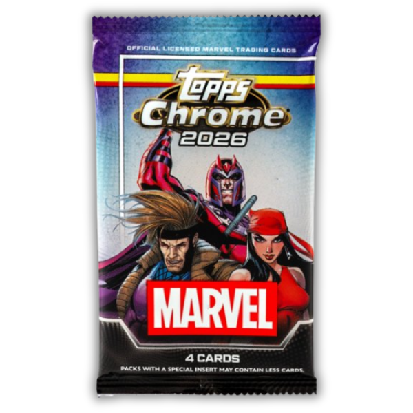 2026 Topps Chrome Marvel Comics 2026 Retail Pack