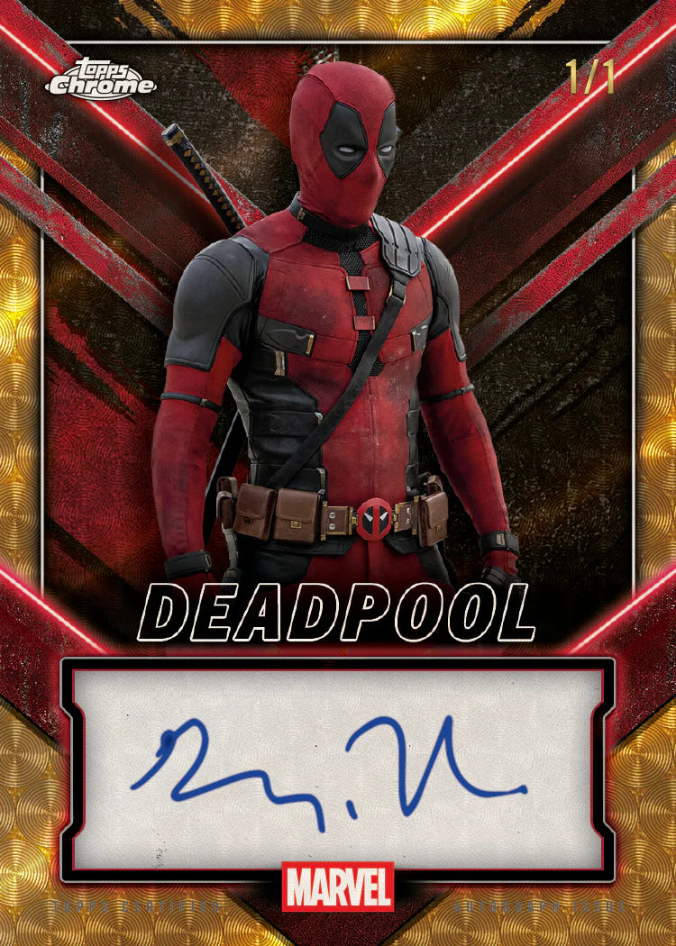 2026 Topps Chrome Marvel DEADPOOL Mega Box