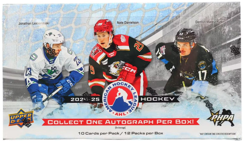 2024/25 Upper Deck AHL Hockey Hobby Box