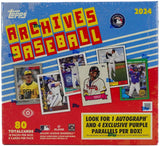 2024 Topps Archives Baseball Collector Box