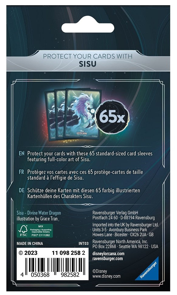 Disney Lorcana: Rise of the Floodborn Card Sleeves - Sisu