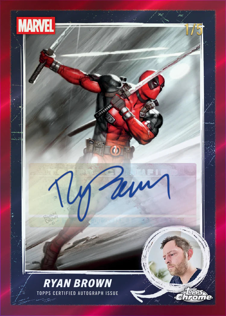 2026 Topps Chrome Marvel DEADPOOL Mega Box