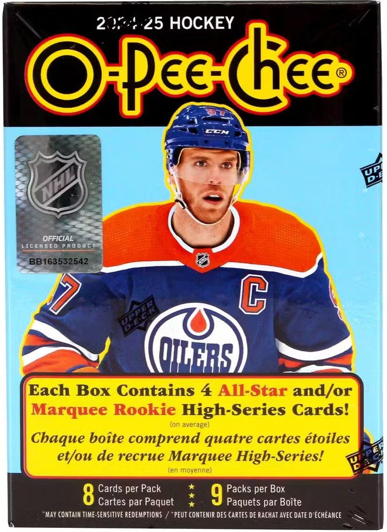 2024/25 Upper Deck O-Pee-Chee Hockey Blaster Box