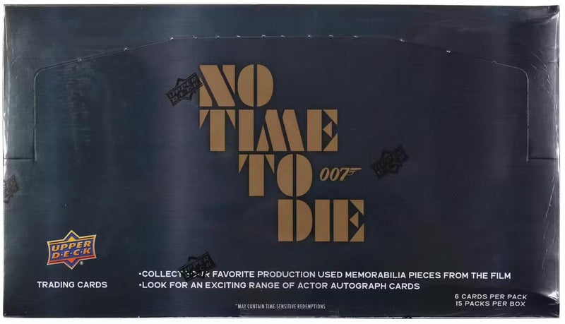 2025 Upper Deck James Bond No Time To Die 12-Box Hobby Case *CALL FOR PRICE*