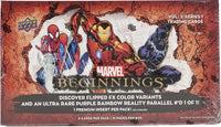 2021 Upper Deck Marvel Beginnings Volume 2 Series 1 Trading Cards Hobby Box