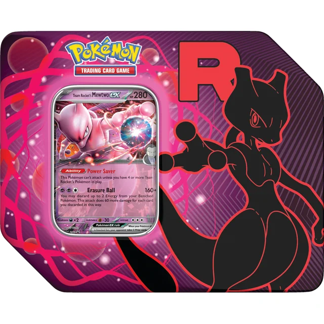 Pokemon TCG: Team Rocket Tin - Team Rocket’s Mewtwo ex