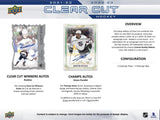 2022/23 Upper Deck Clear Cut Hockey 15-Box Hobby Case