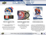 2022/23 Upper Deck Clear Cut Hockey 15-Box Hobby Case