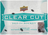 2023/24 Upper Deck Clear Cut Hockey Hobby Box