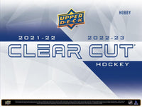 2022/23 Upper Deck Clear Cut Hockey 15-Box Hobby Case
