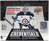 2024/25 Upper Deck Credentials Hockey Hobby Box *CALL FOR PRICE*