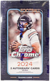 2024 Topps Chrome Football Hobby Box