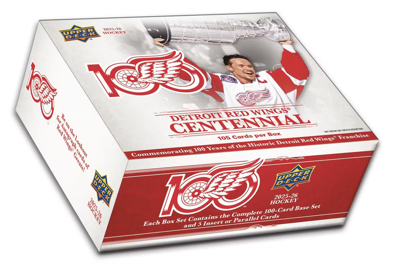 2025 Upper Deck Detroit Red Wings Centennial Hockey Boxed Set