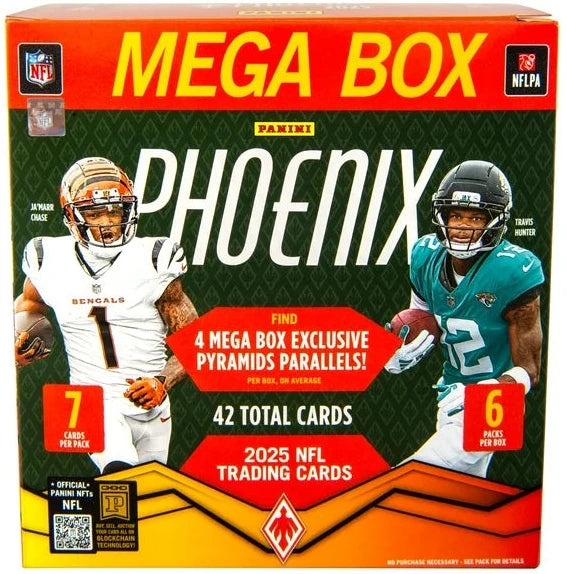 2025 Panini Phoenix Football Trading Cards Mega Box