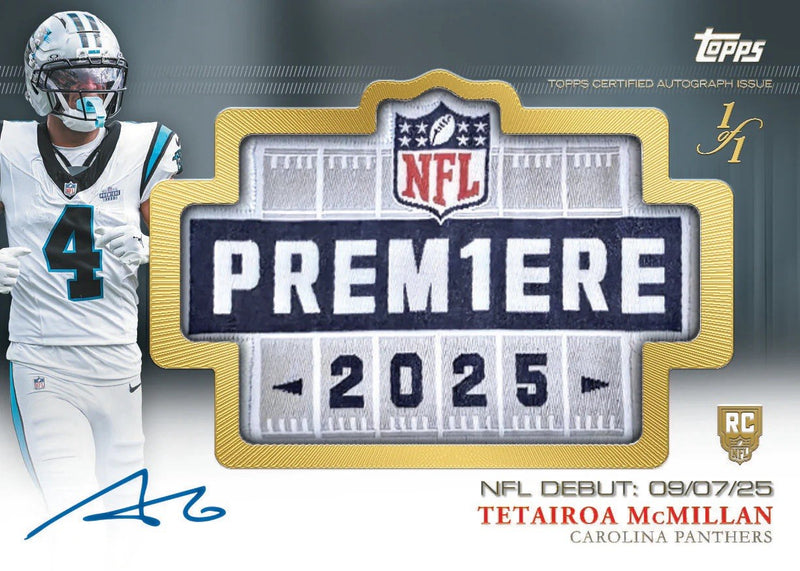 2025 Topps Chrome NFL Football Hanger Box