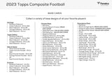 2023 Topps Composite Football Hanger Box