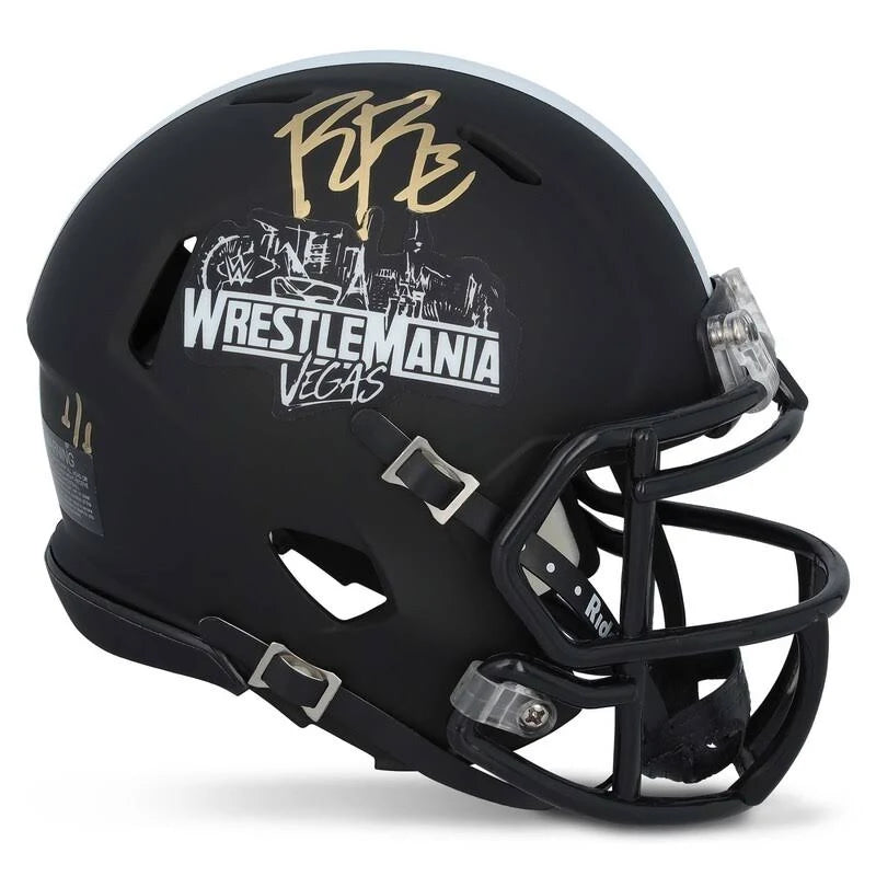 2026 Fanatics Under Wraps Wrestlemania 42 Autographed WWE Mini Helmet