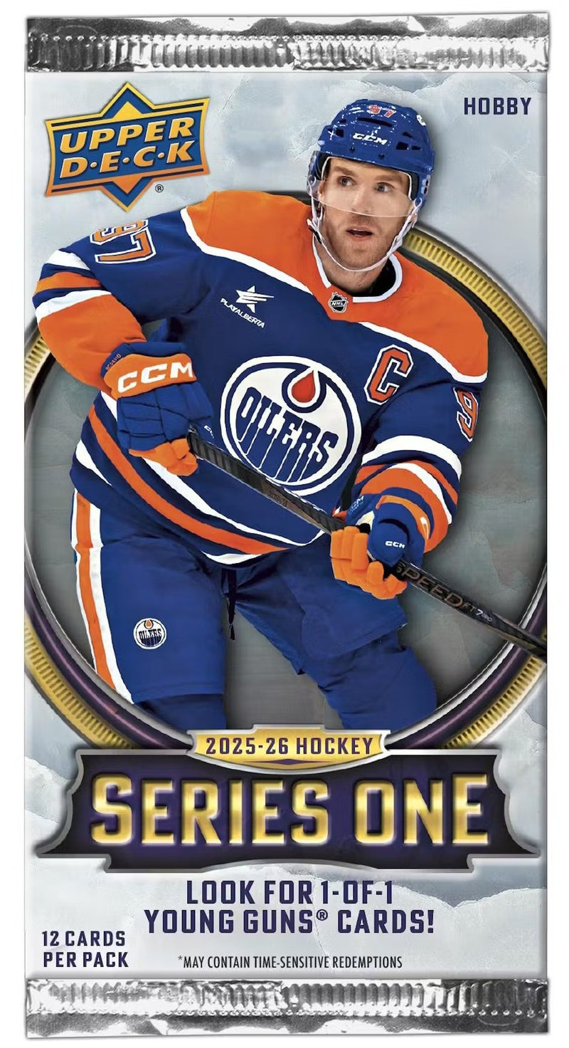 2025/26 Upper Deck Series 1 Hockey Hobby Pack