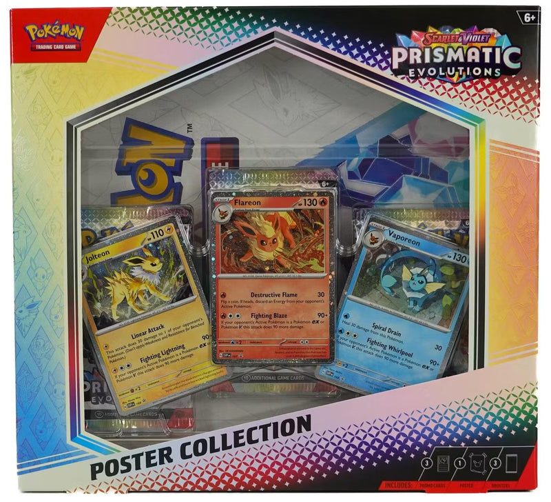 Pokémon Scarlet & Violet: Prismatic Evolutions Poster Collection Box