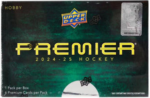 2024/25 Upper Deck Premier Hockey Hobby Box *CALL FOR PRICE*