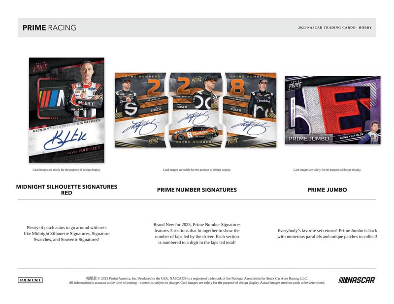 2023 Panini Prime Racing Hobby Box