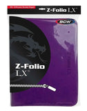 BCW Z-Folio 9-Pocket LX Album - Purple
