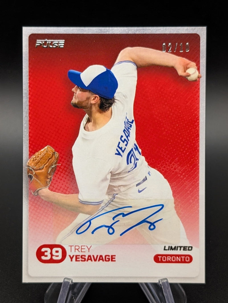 Trey Yesavage #39 - 2026 Pulse On Demand Limited Autograph #02/10