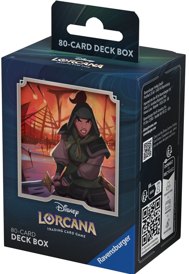 Disney Lorcana: Rise of the Floodborn Deck Box - Mulan