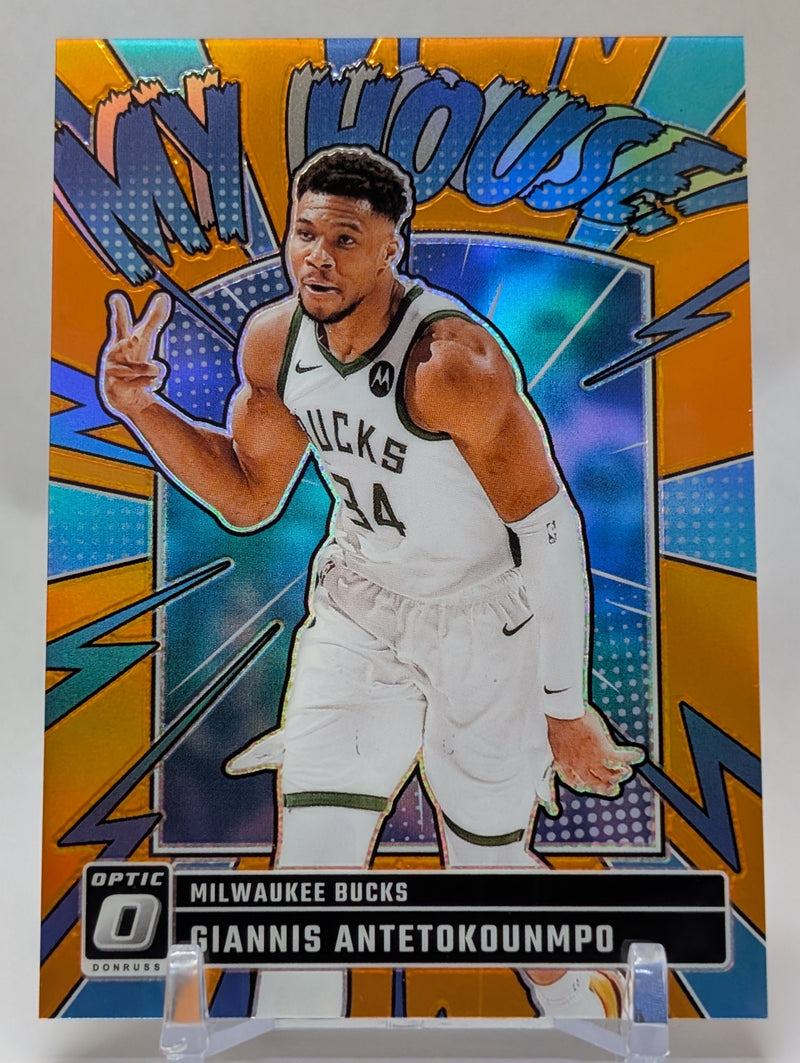 2024/25 Panini Donruss Optic Basketball MY HOUSE Giannis Antetokoumpo #34/39 Jersey Match