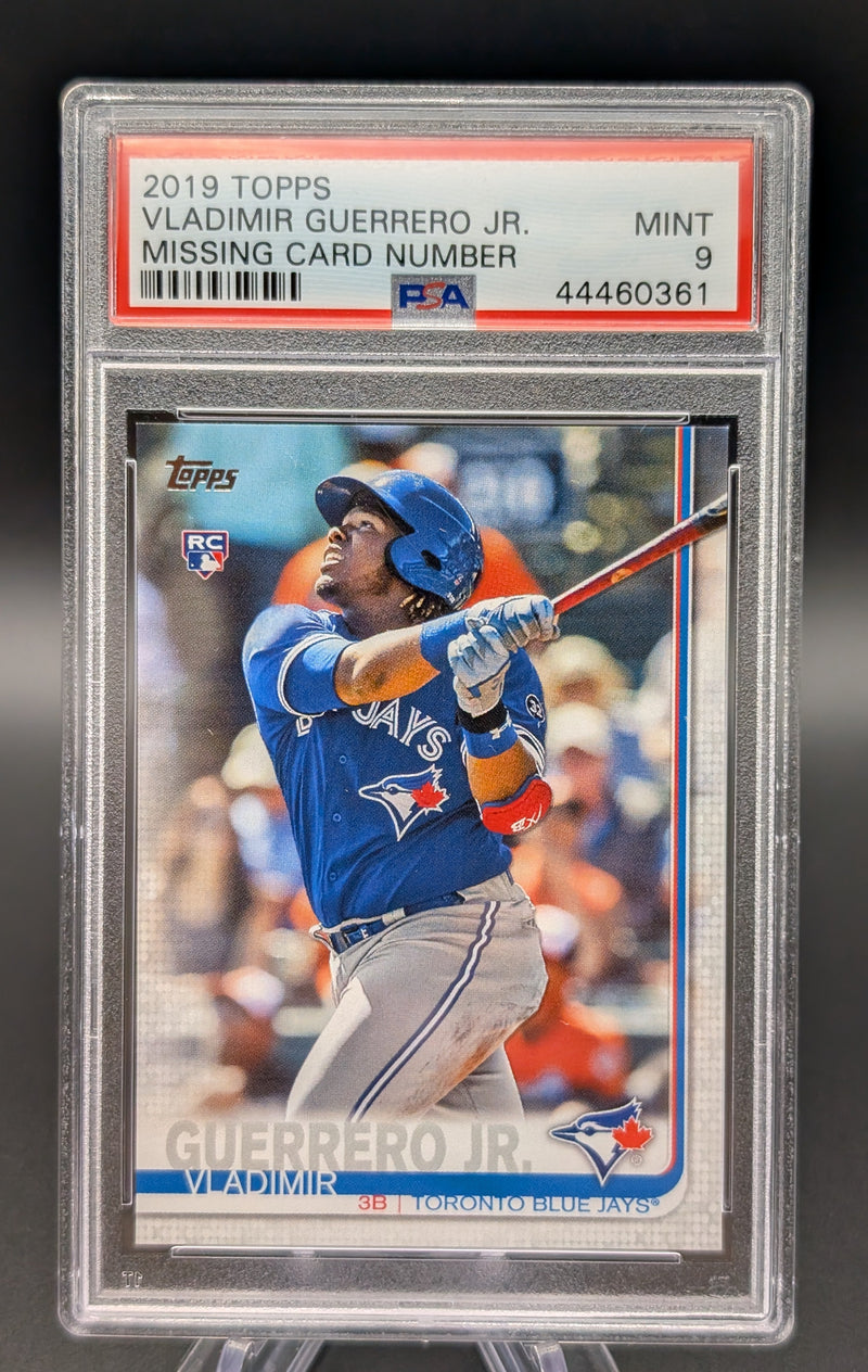2019 Topps Vladimir Guerrero Rookie Error Card PSA 9