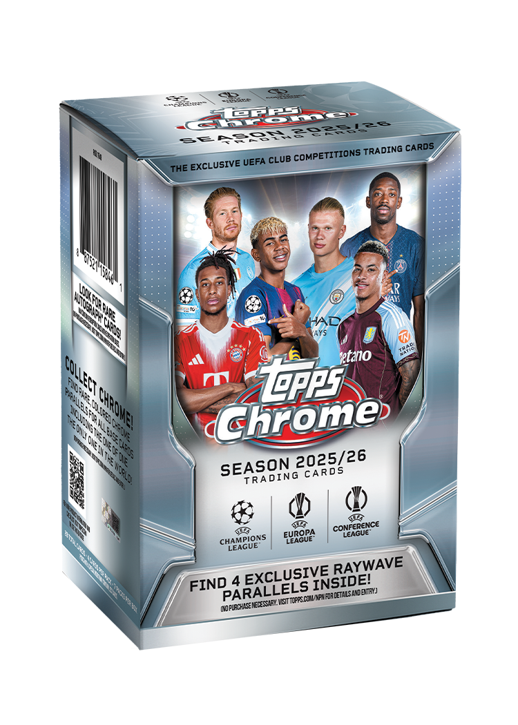 2025/26 Topps UEFA Champions League Chrome Soccer Blaster Box