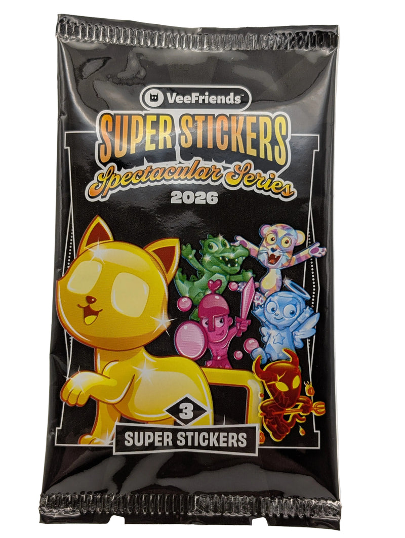 2026 VEE FRIENDS Super Stickers Spectacular Series Hobby PACK