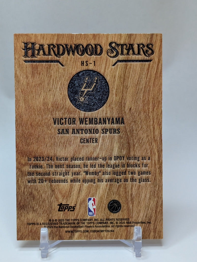 2025Topps Hardwood Stars Victor Wembanyama HS-1