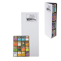 Monster Tower Binder - 8 Pocket Binder - White