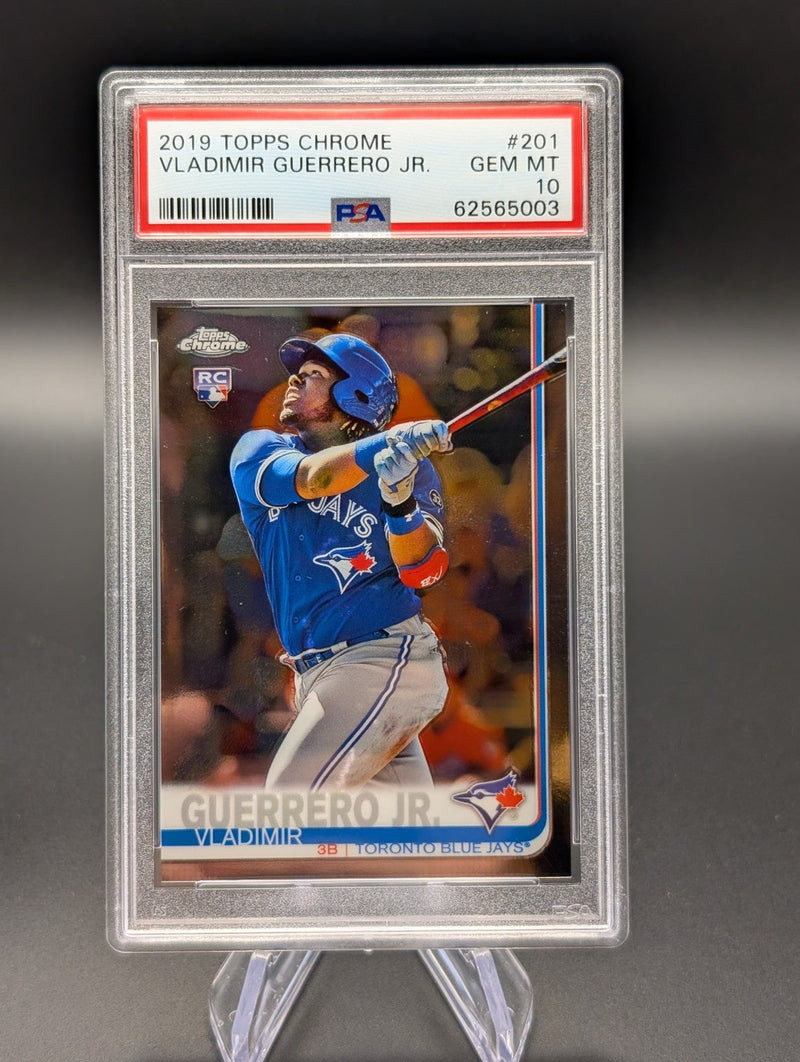 2019 Topps Chrome #201 Vladimir Guerrero Jr. RC PSA 10 Gem Mint