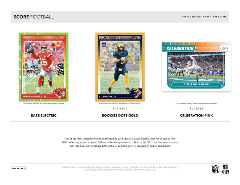 2024 Panini Score Football Retail Pack
