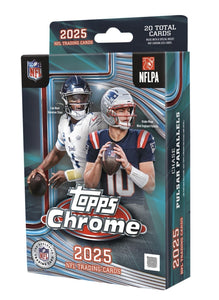 2025 Topps Chrome NFL Football Hanger Box